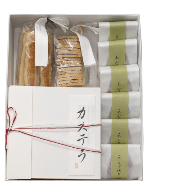 カステラと焼き菓子 混合詰合せ|あんやお詰め合わせギフト